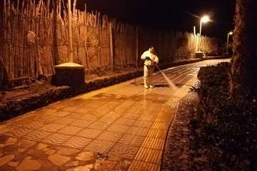 La limpieza exhaustiva llega estos días a La Viña, la costa, Hornos del Rey, Las Remudas y otros barrios (Foto TA)